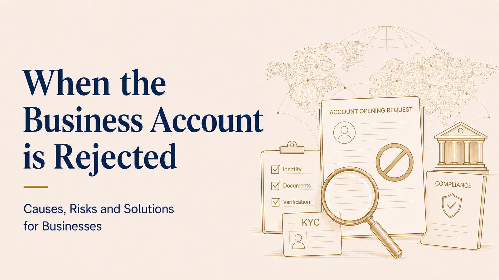 Business account rejected: causes, next steps and a stronger second attempt