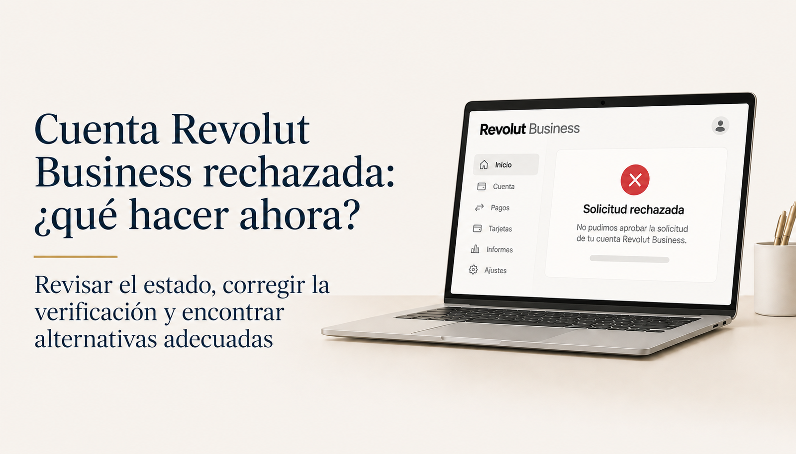Cuenta Revolut Business rechazada: ¿qué hacer ahora?
