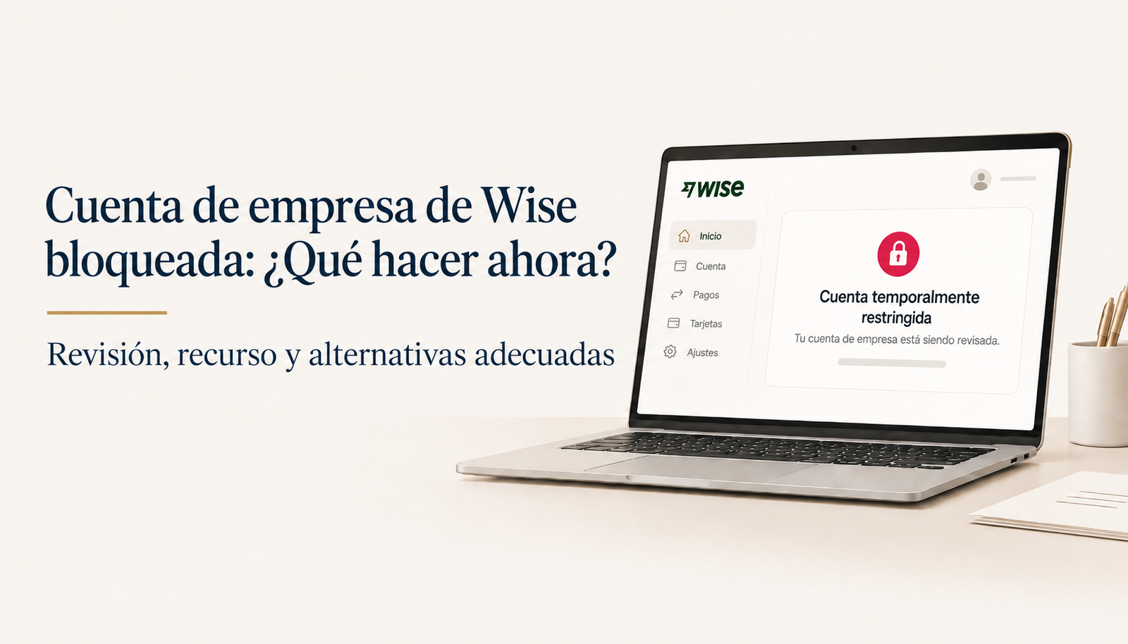 Cuenta Wise Business bloqueada: qué hacer ahora
