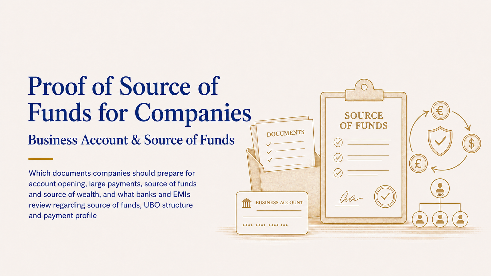 Proof of Source of Funds for Companies: Business Account & Source of Funds