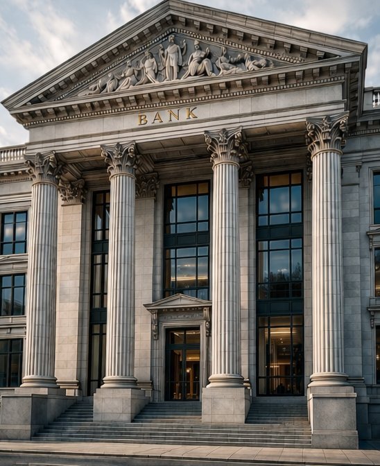 Klassisches Bankgebäude